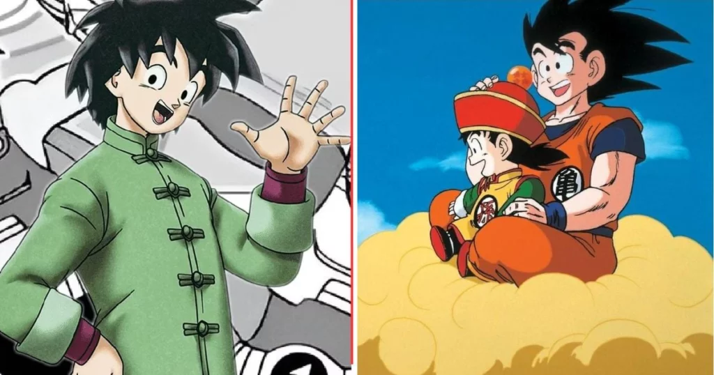 How was Goten first introduced to the Audience?